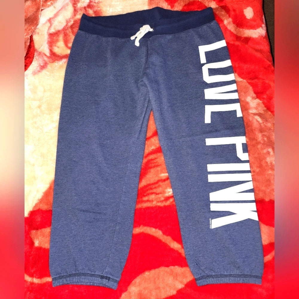 Vs pink classic sweatpants, size large. Vintage